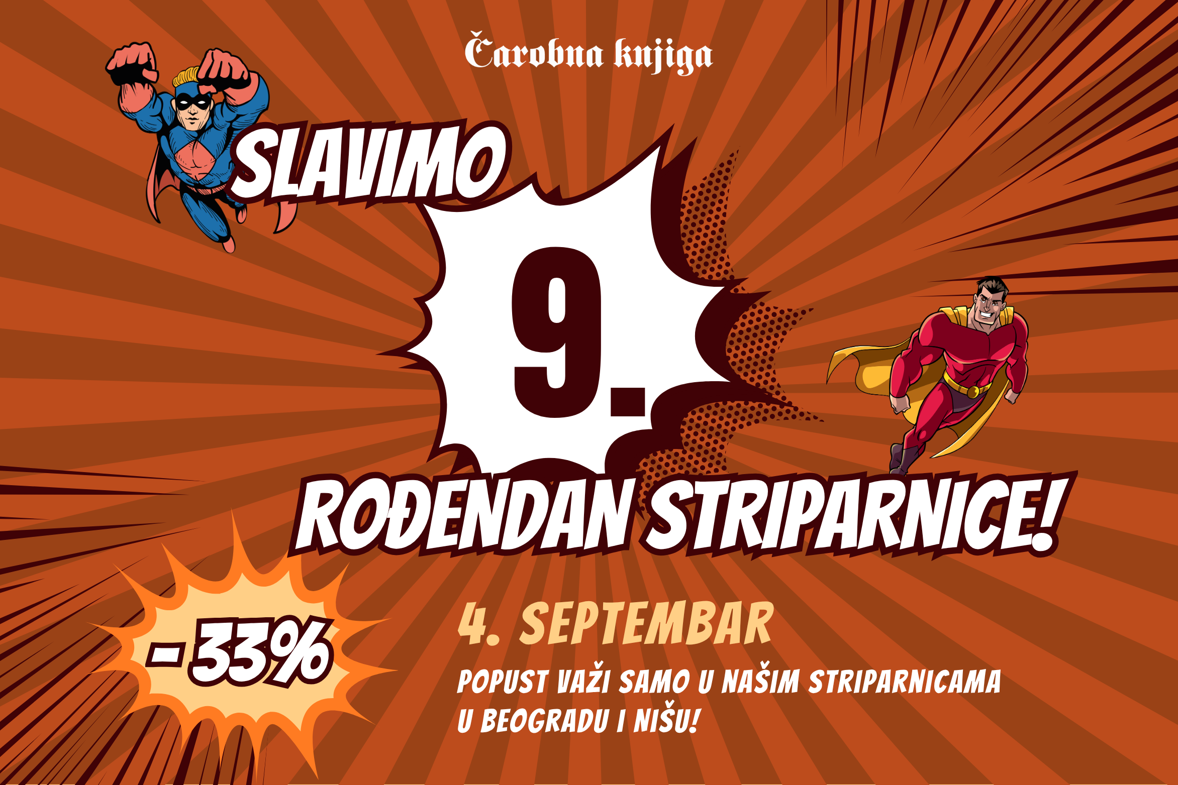 STRIPARNICA ČAROBNE KNJIGE SLAVI DEVETI ROĐENNDAN