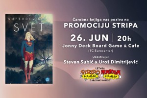 Pozivamo vas na promociju stripa SUPERDEVOJKA: SVET